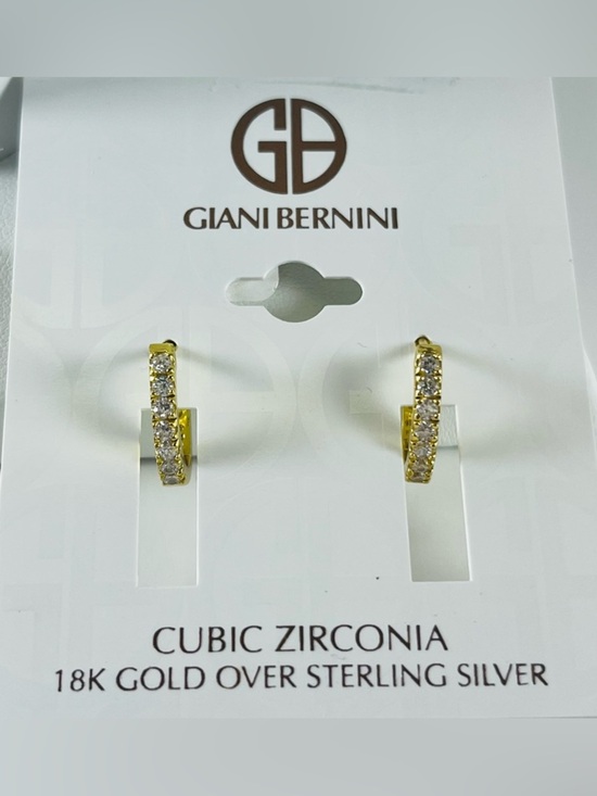 Giani Bernini Jewelry - Giani Bernini Gold Cubic Zirconia Huggie Earrings
